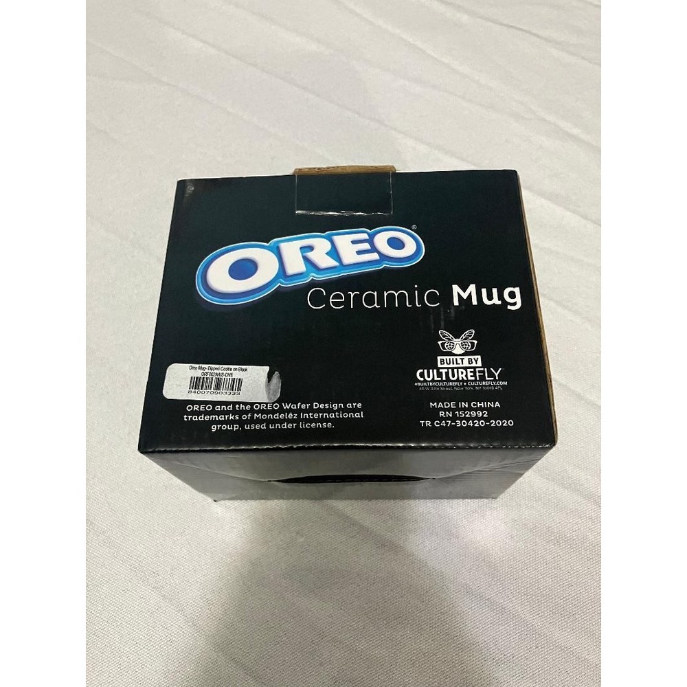 Oreo Ceramic Mug Black Edition Dipped Cookie Milk Splash Coffee Cup Culture Fly - Picture 4 of 8